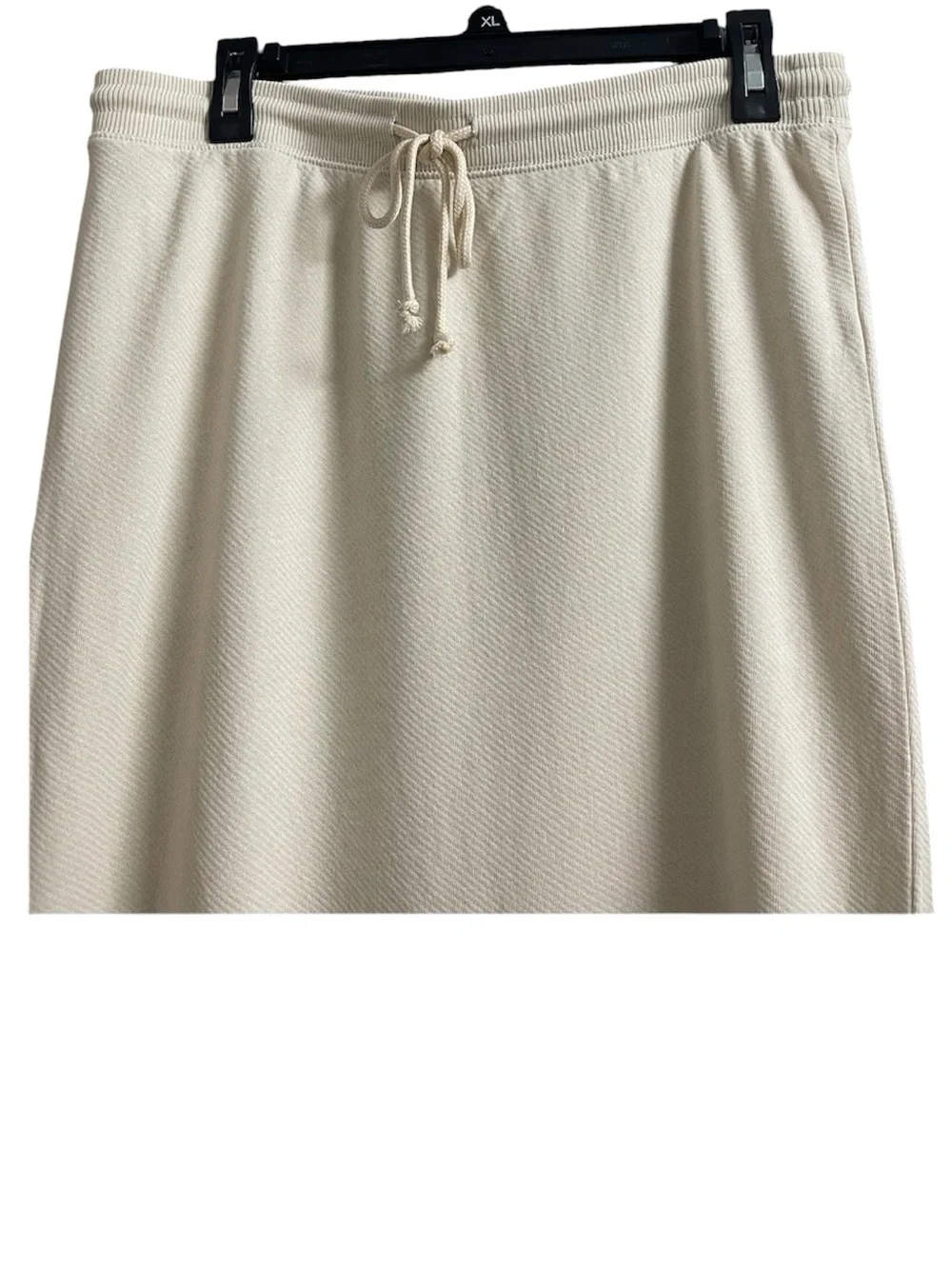 UNIVERSAL THREAD GOODS Co. MAXI SKIRT PULL-ON DRAWSTRING WOMEN CREAM SIZE MEDIUM